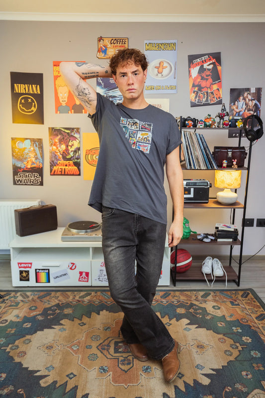 Polera Hombre Stamps - 90s Series