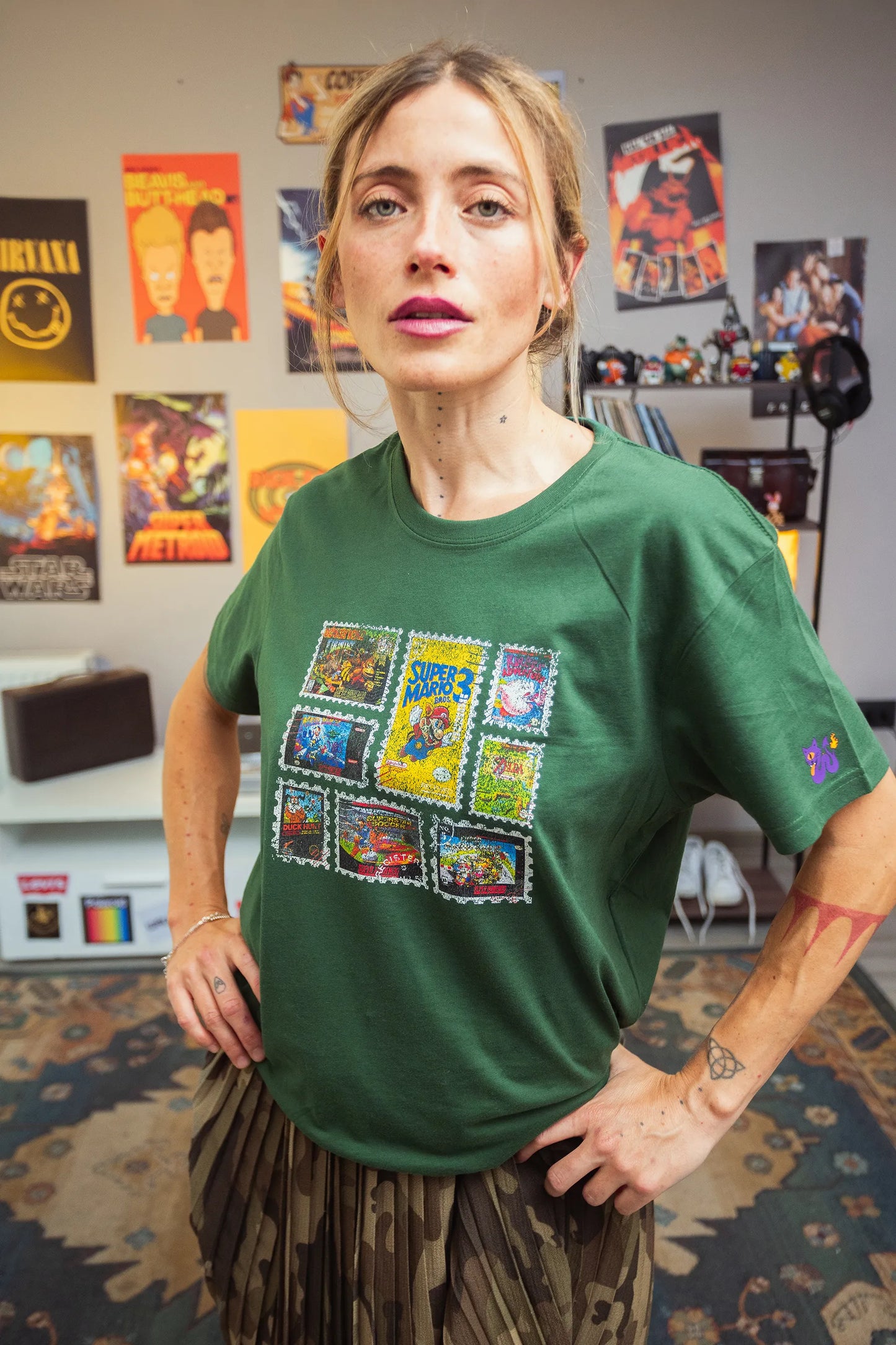 Polera Rewind Mujer - Nintendo Games