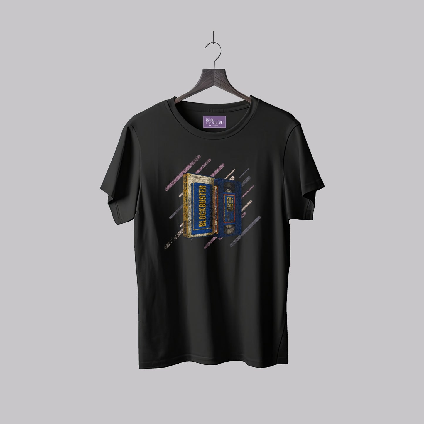 Polera Rewind Mujer - Blockbuster Negra