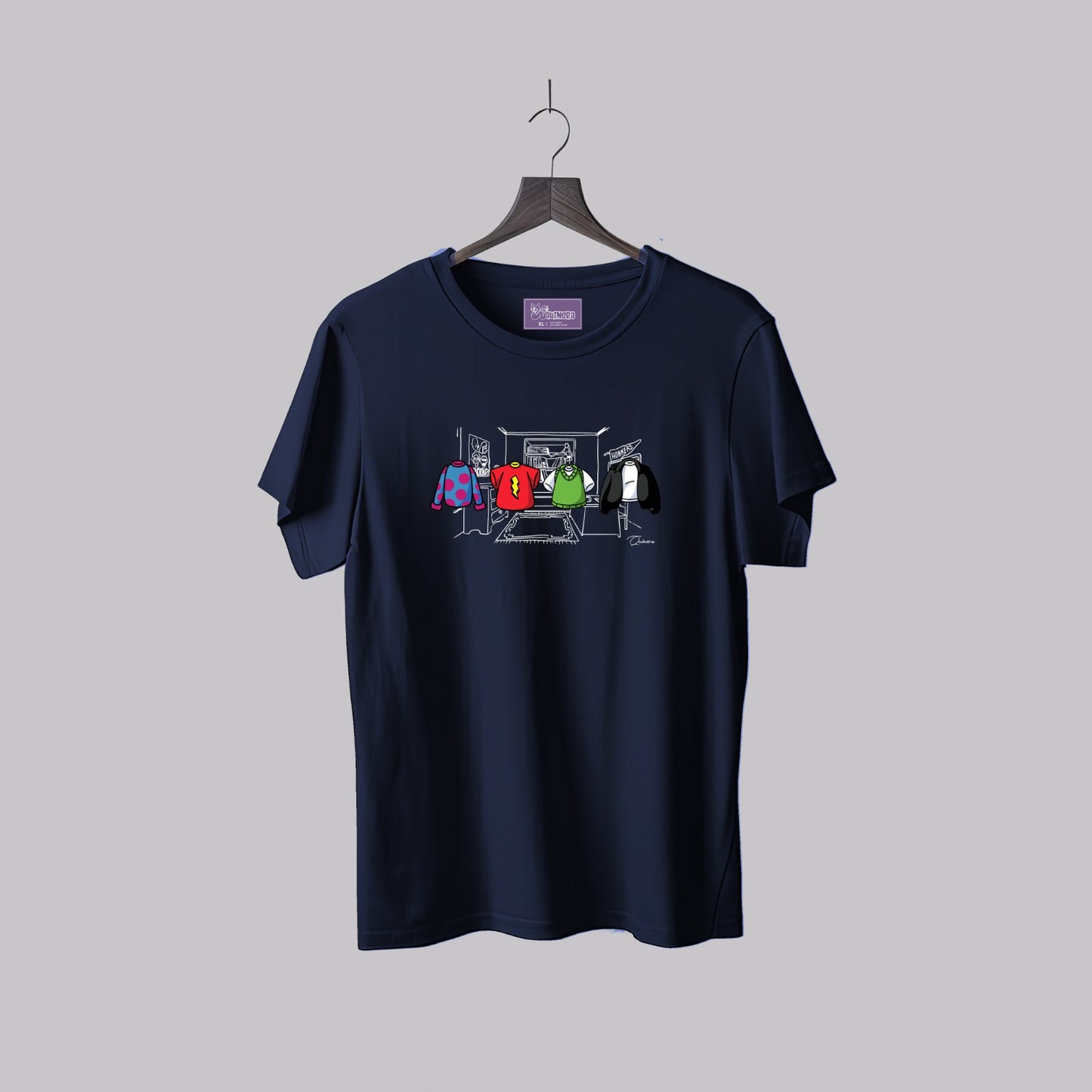 Polera Mujer Nickelodeon family - Doug Azul