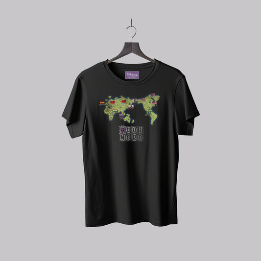 Polera Hombre Street Fighter - Fight Map