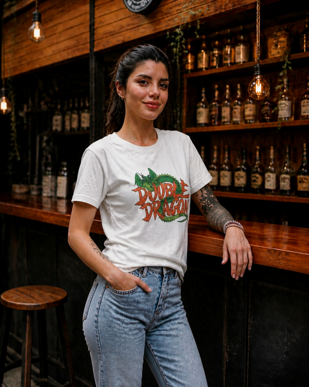 Polera FLIPPER Mujer Double dragon