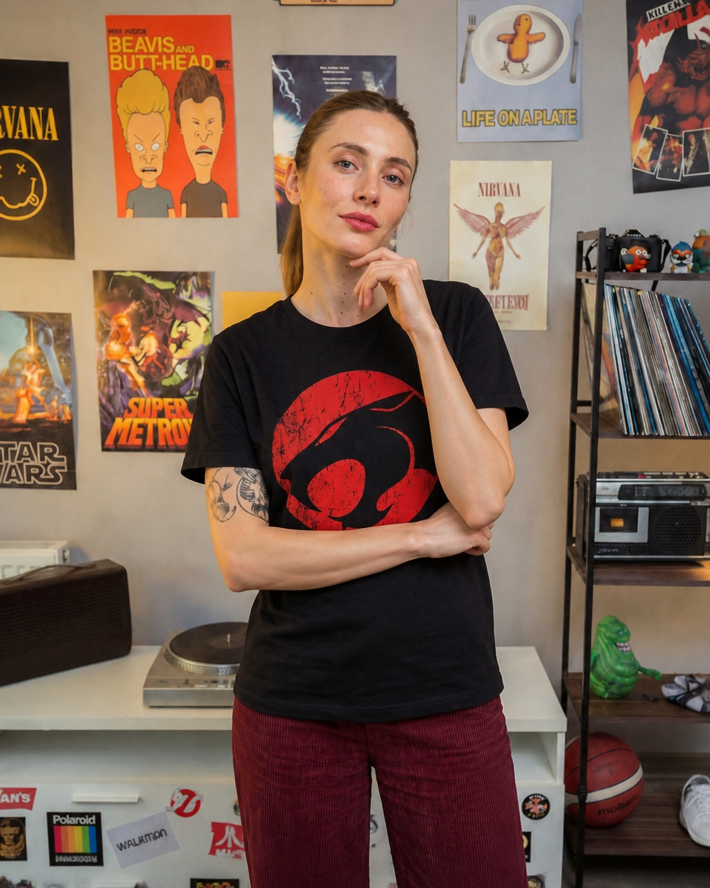 Polera CARICATURA Mujer Thundercat