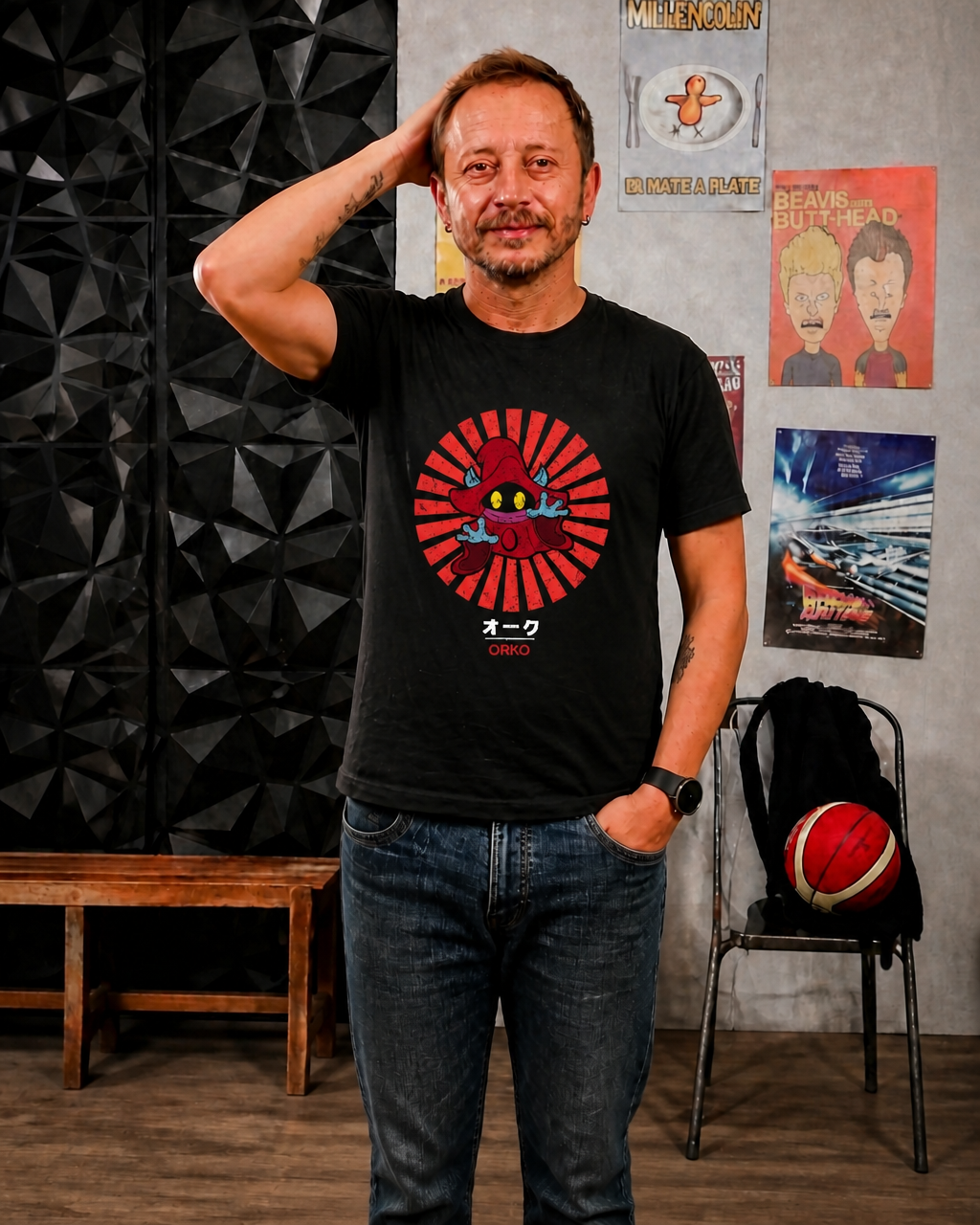 Polera CARICATURA Hombre Orko