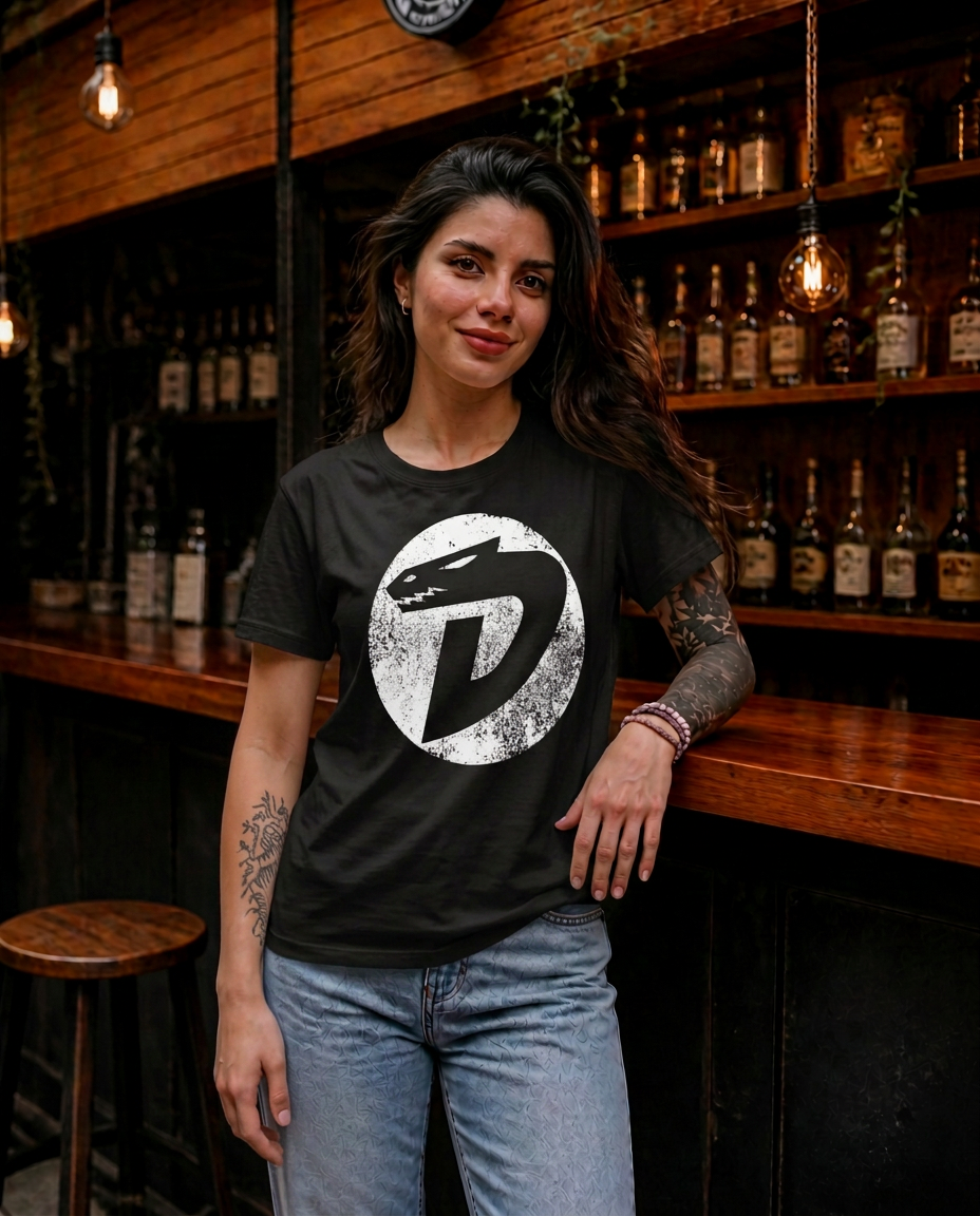 Polera CARICATURA Mujer Dinoplativolos