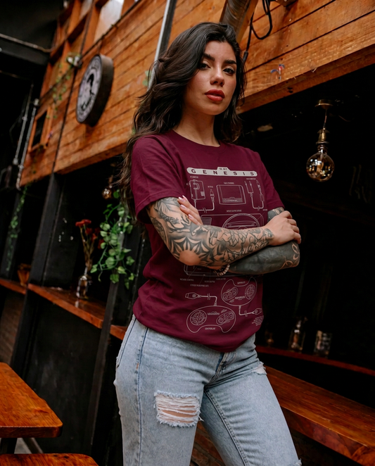 Polera CLUB NINTENDO Mujer Génesis