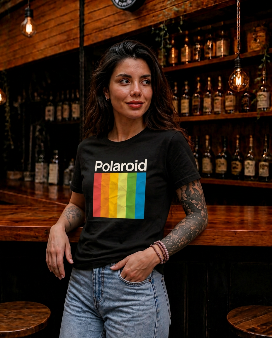 Polera REWIND Mujer Polaroid
