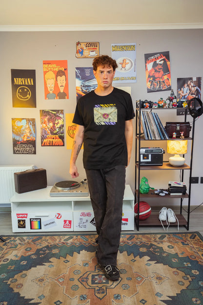 Polera Rewind Hombre - Village Negra
