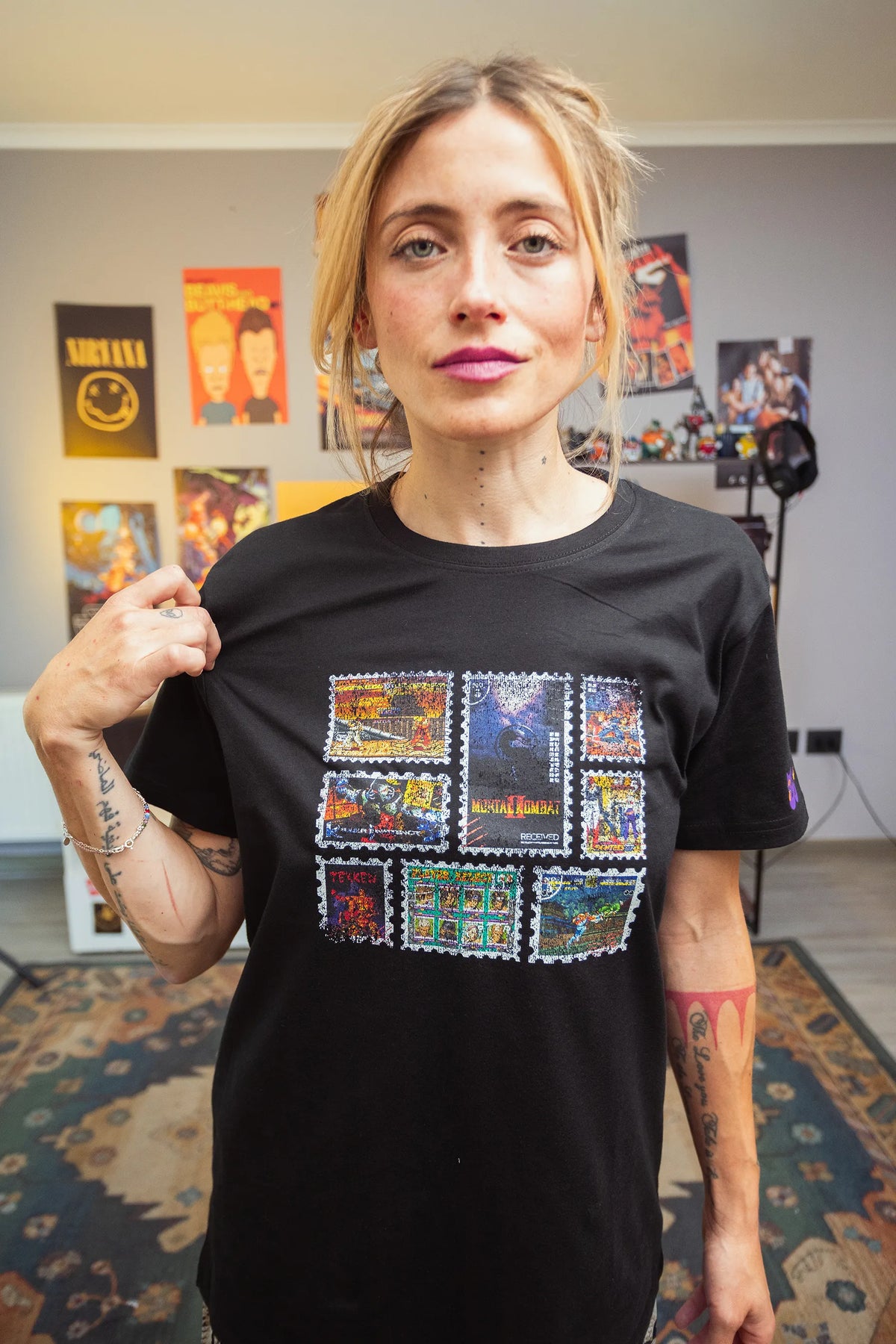 Polera Rewind Mujer - Classic Fight Games