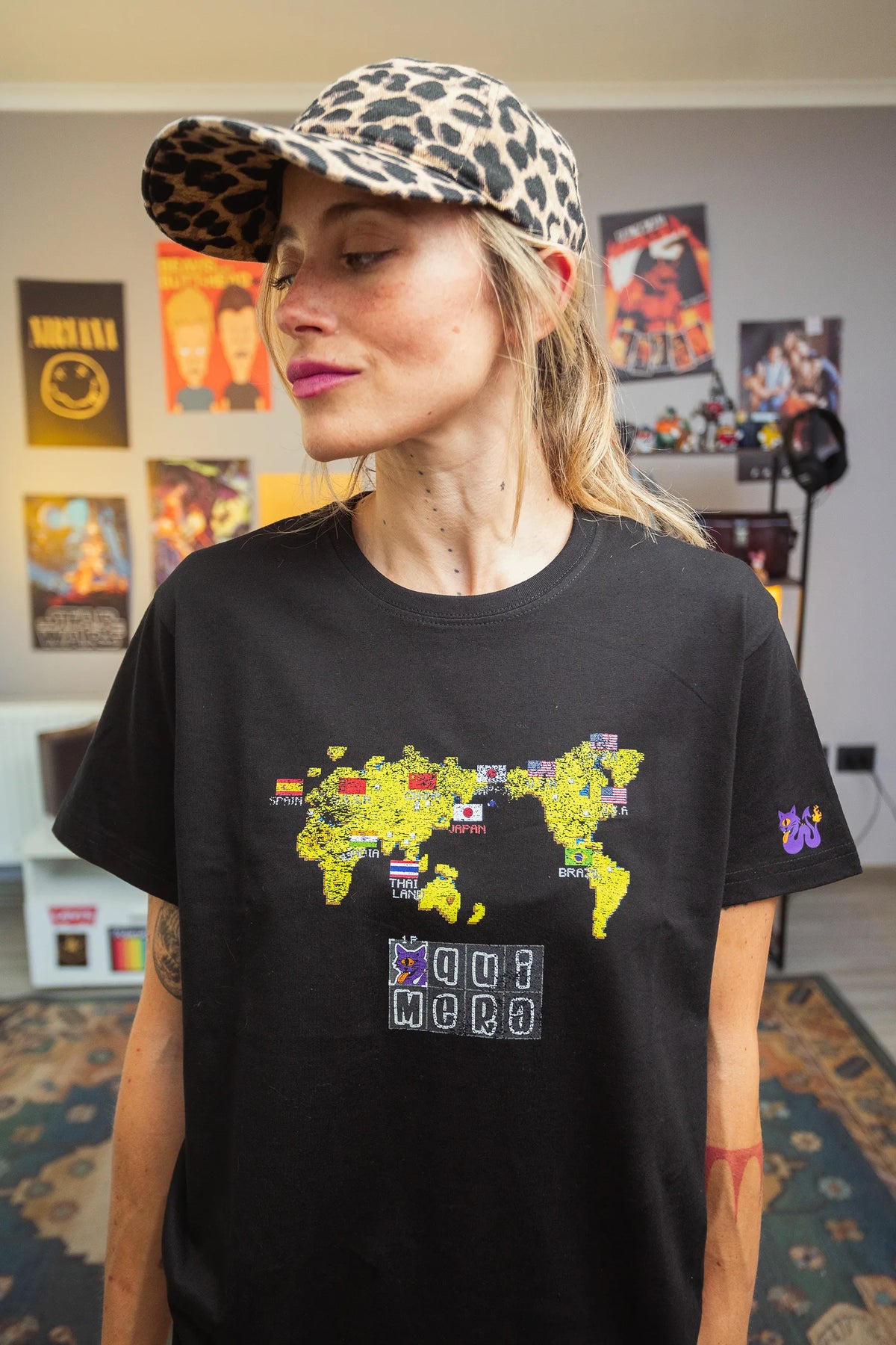 Polera Mujer Street Fighter - Fight Map