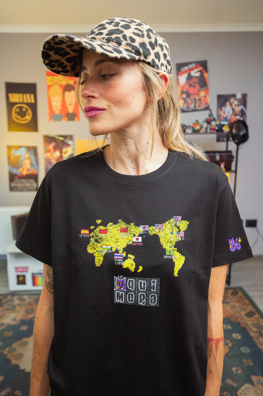 Polera Mujer Street Fighter - Fight Map