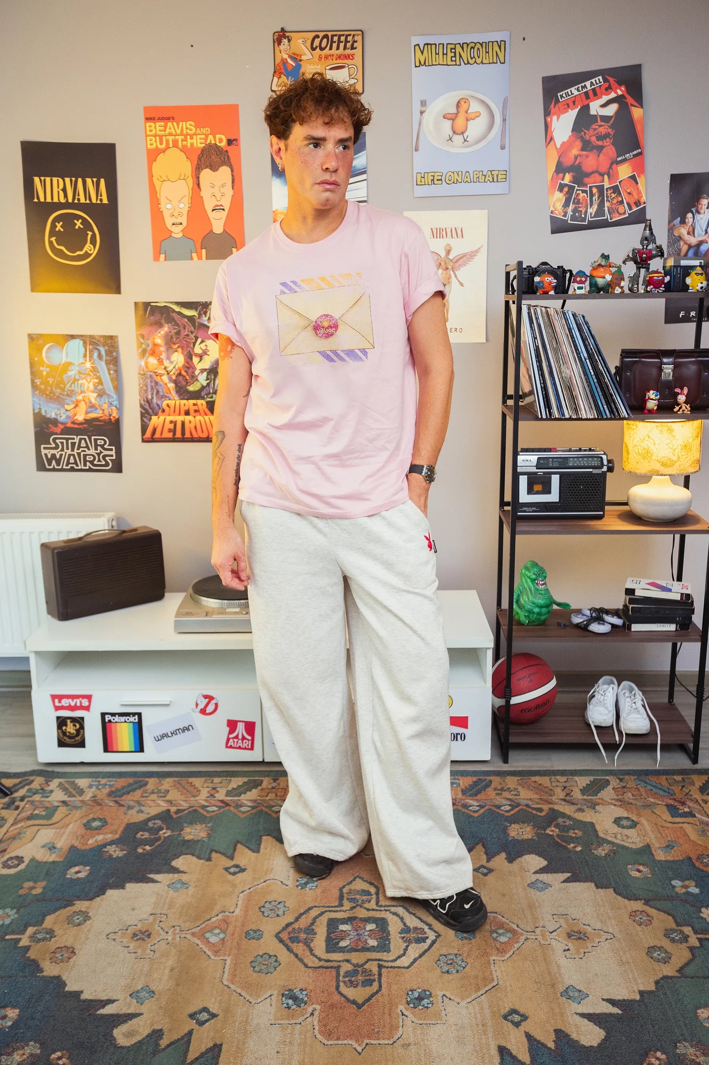Polera Rewind Hombre - Village Rosa