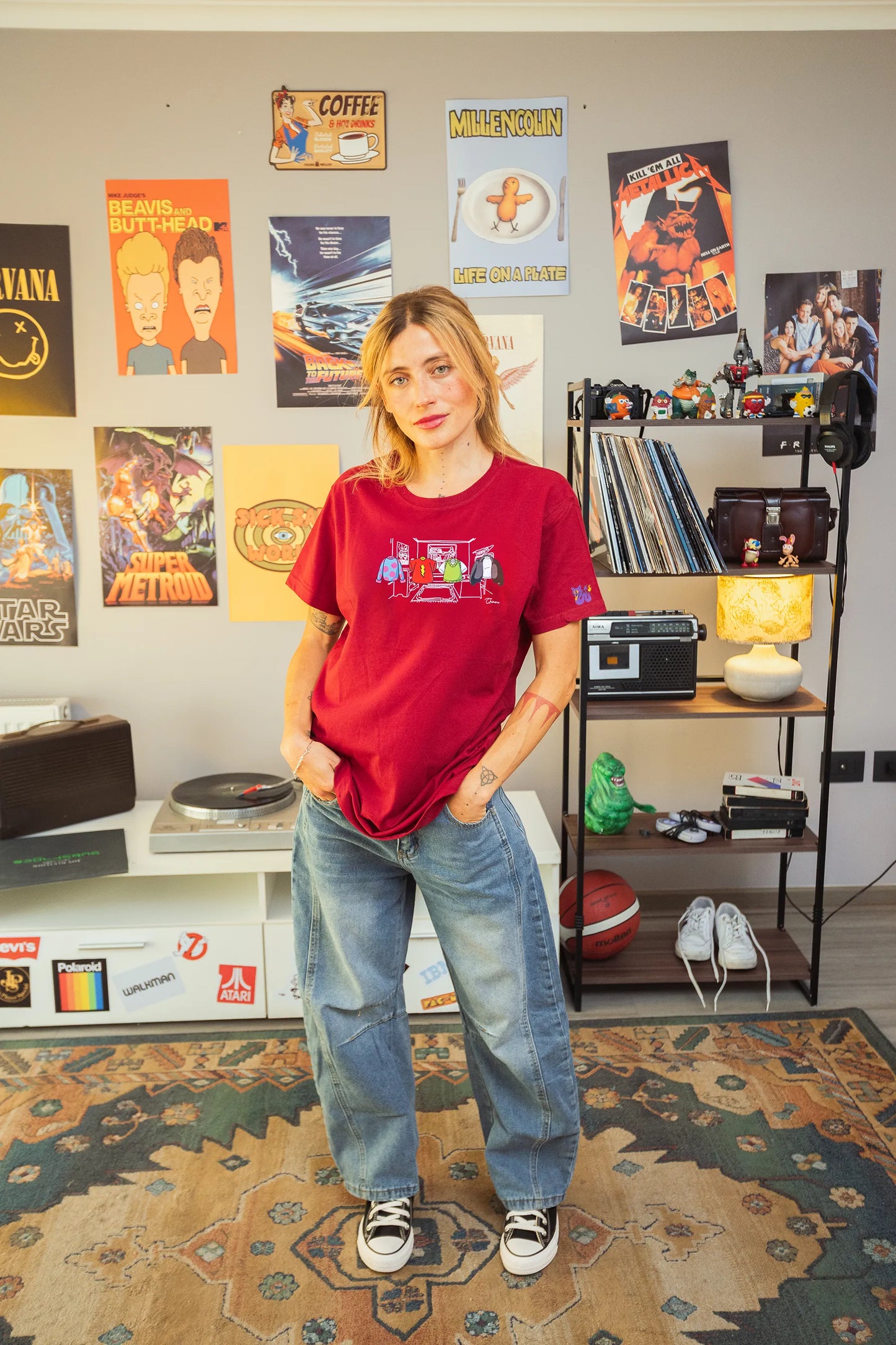 Polera Mujer Nickelodeon family - Doug Burdeo