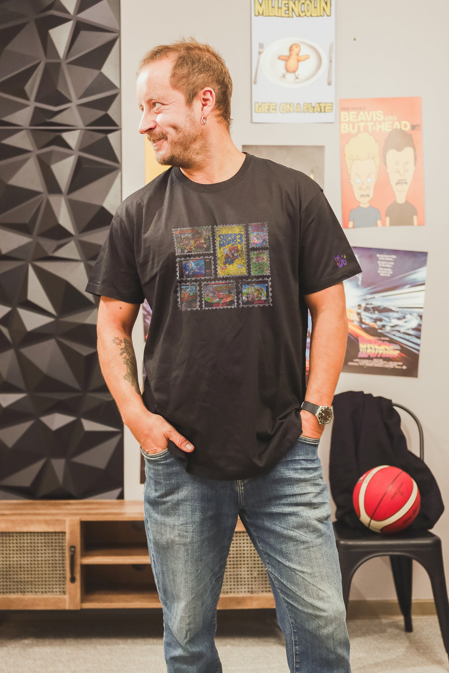 Polera Rewind Hombre - Nintendo Games