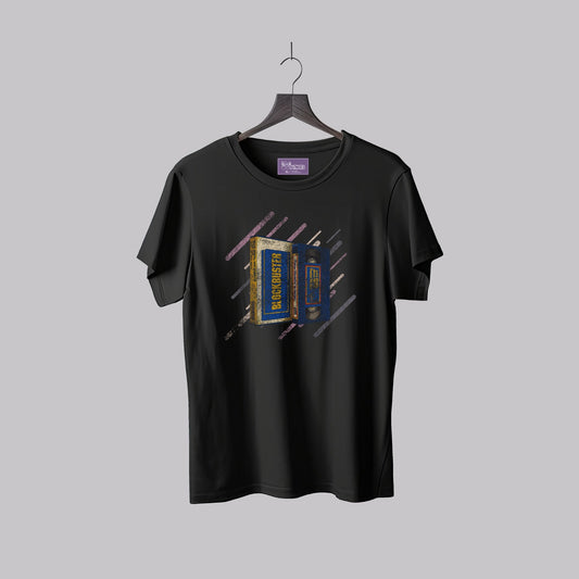 Polera old brands - Blockbuster Negra