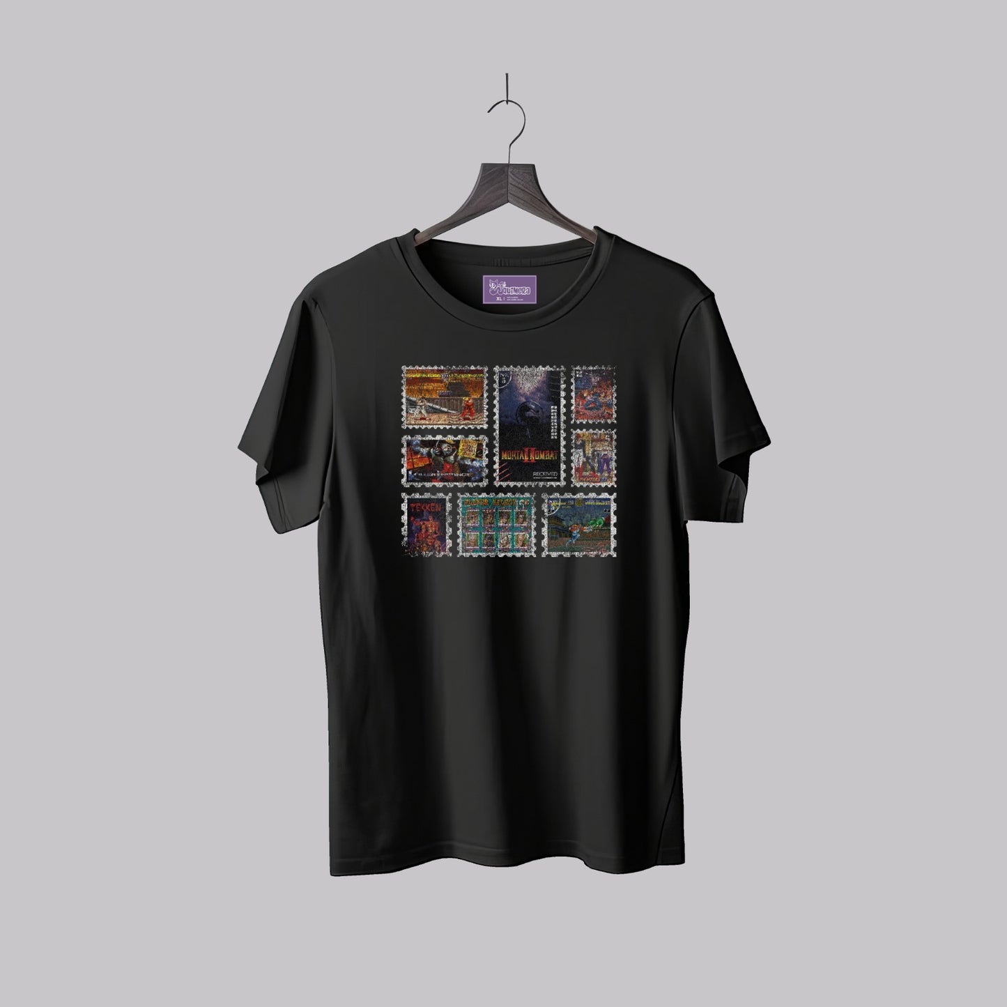 Polera Stamps - Classic Fight Games