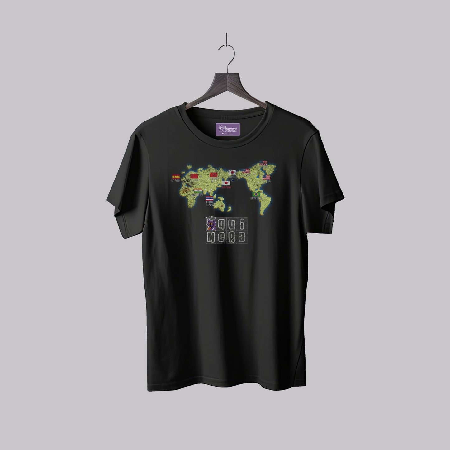 Polera Street Fighter - Fight Map