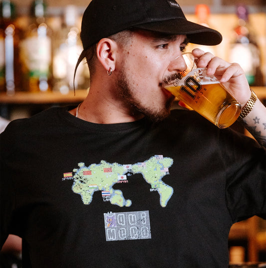 Polera Hombre Street Fighter - Fight Map