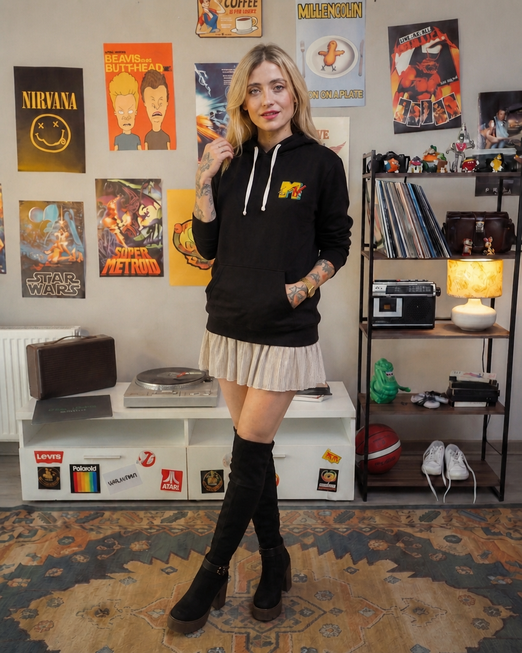 Poleron Mujer MTV Beavis and Butthead