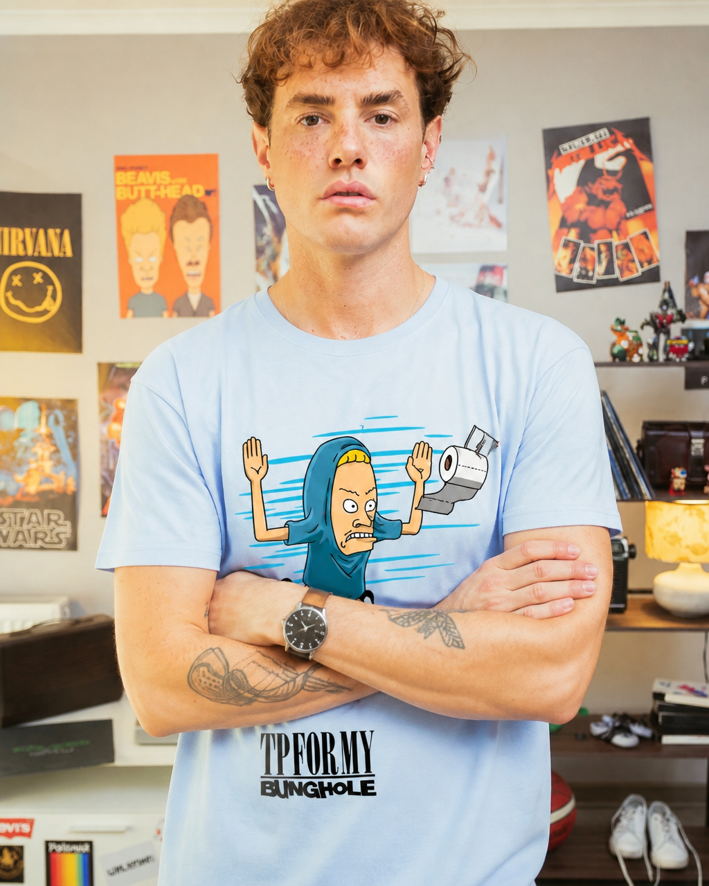 Polera MTV Hombre Beavis Bunghole