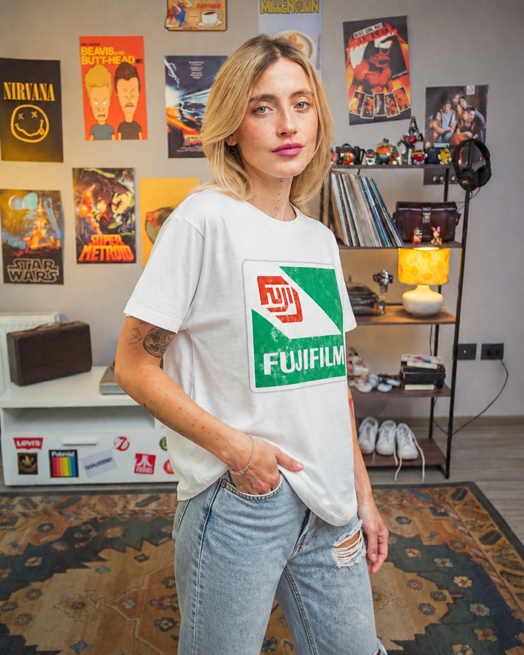 Polera REWIND Mujer Fujifilm