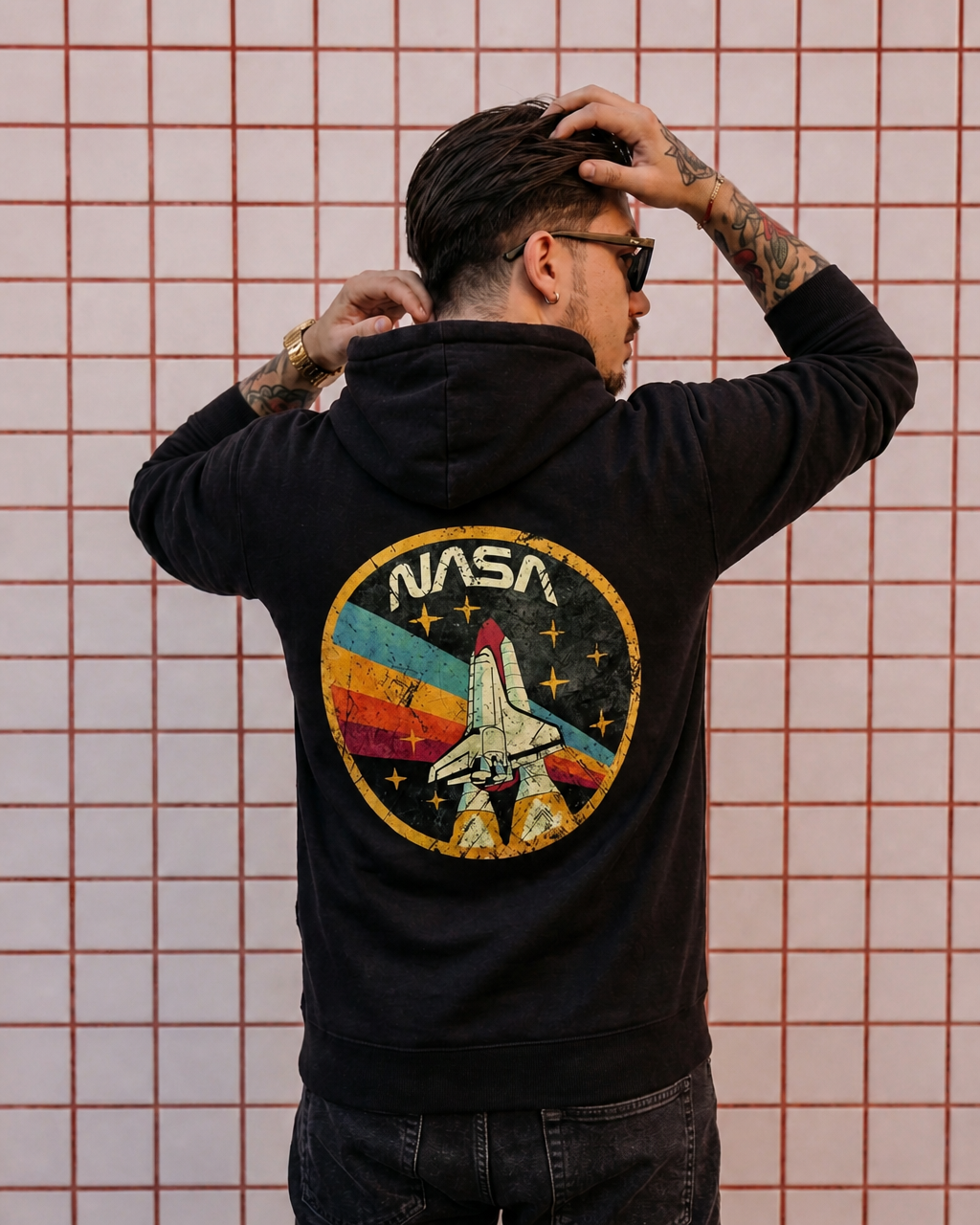 Poleron REWIND Hombre Nasa