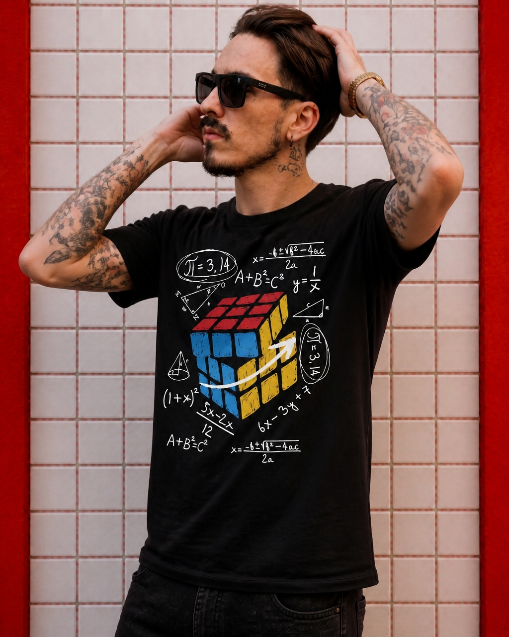 Polera REWIND Hombre Rubik