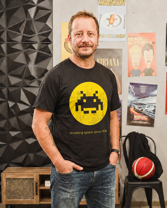 Polera FLIPPER Hombre Space invadets