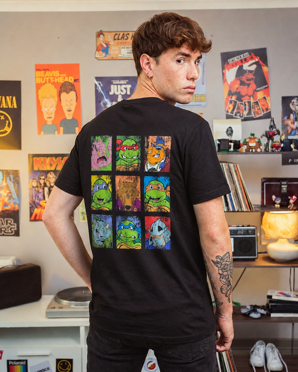 Polera FLIPPER Hombre TMNT