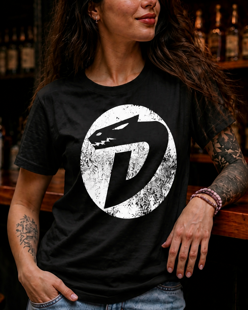 Polera CARICATURA Mujer Dinoplativolos