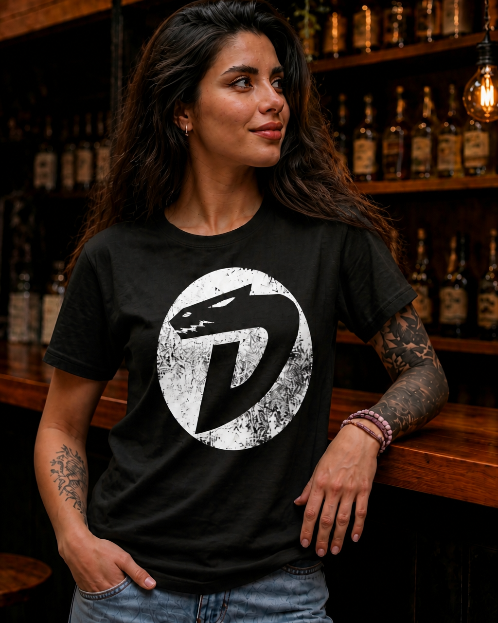 Polera CARICATURA Mujer Dinoplativolos