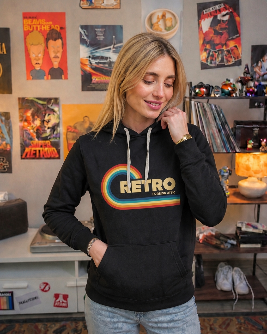 Poleron REWIND Mujer Retro