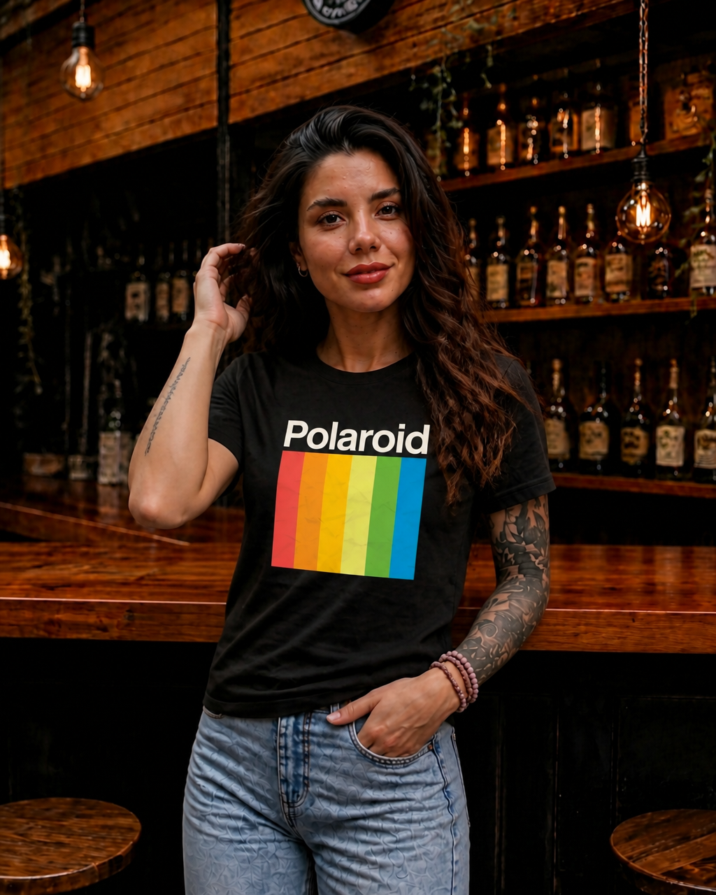 Polera REWIND Mujer Polaroid