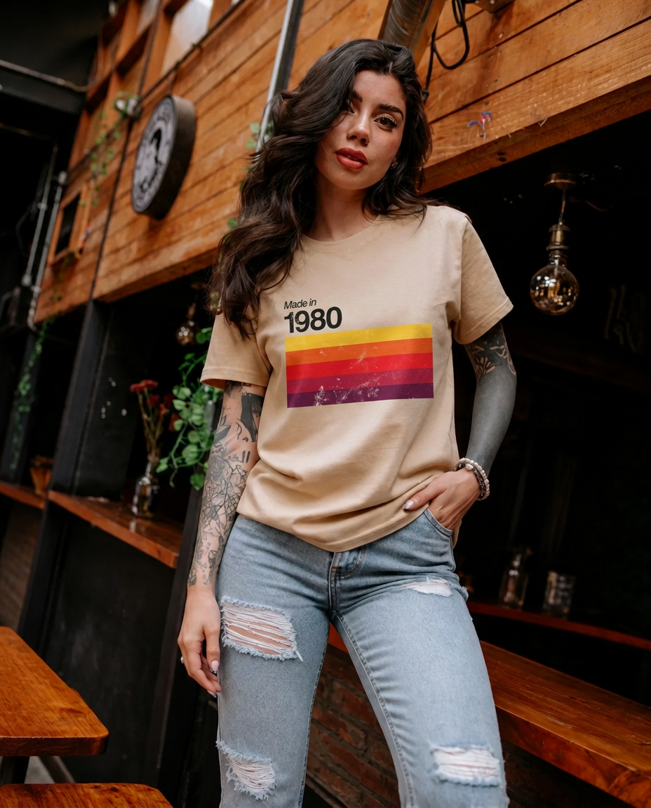 Polera REWIND Mujer 1980