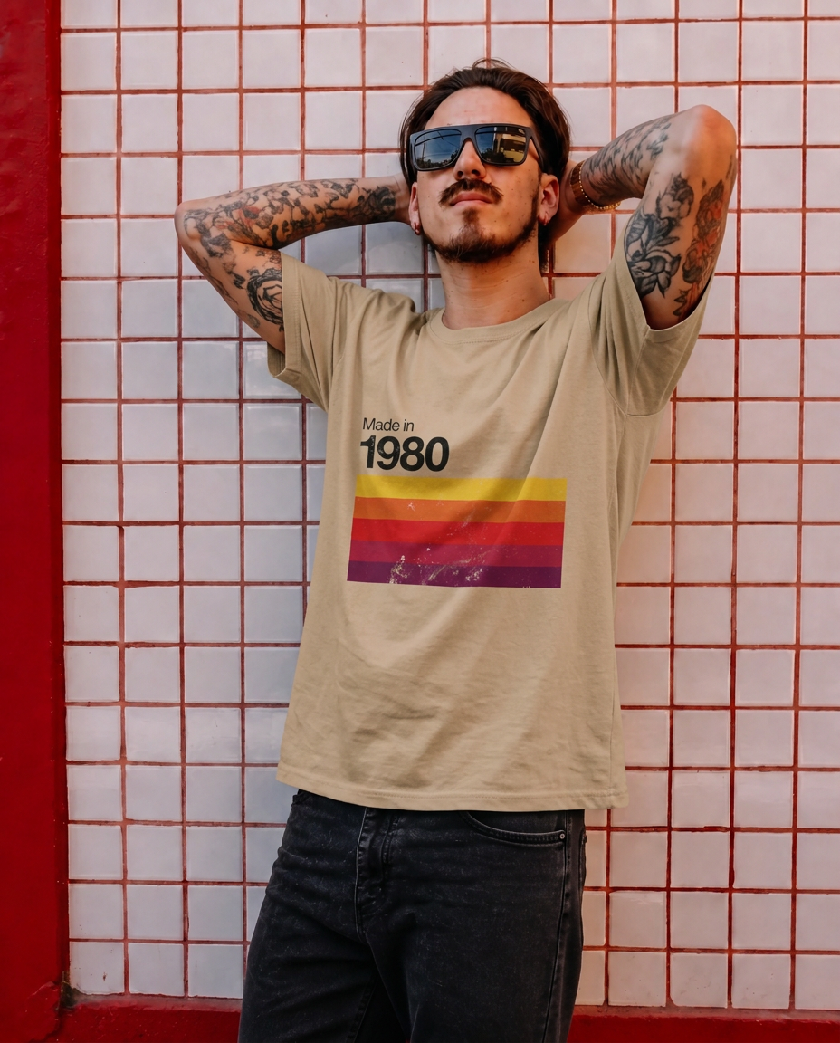 Polera REWIND Hombre 1980
