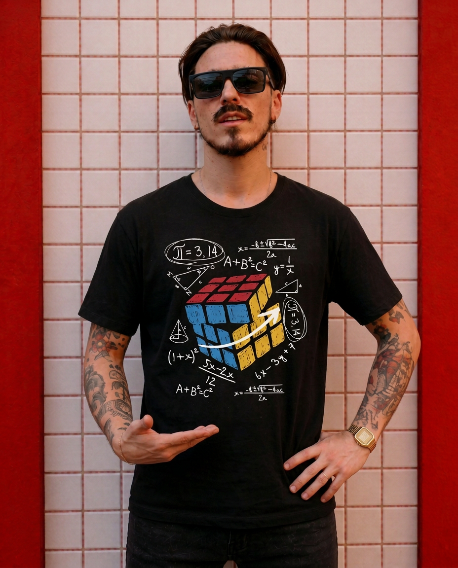 Polera REWIND Hombre Rubik