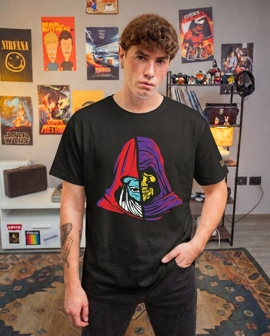 Polera CARICATURA Hombre Munra skeletor