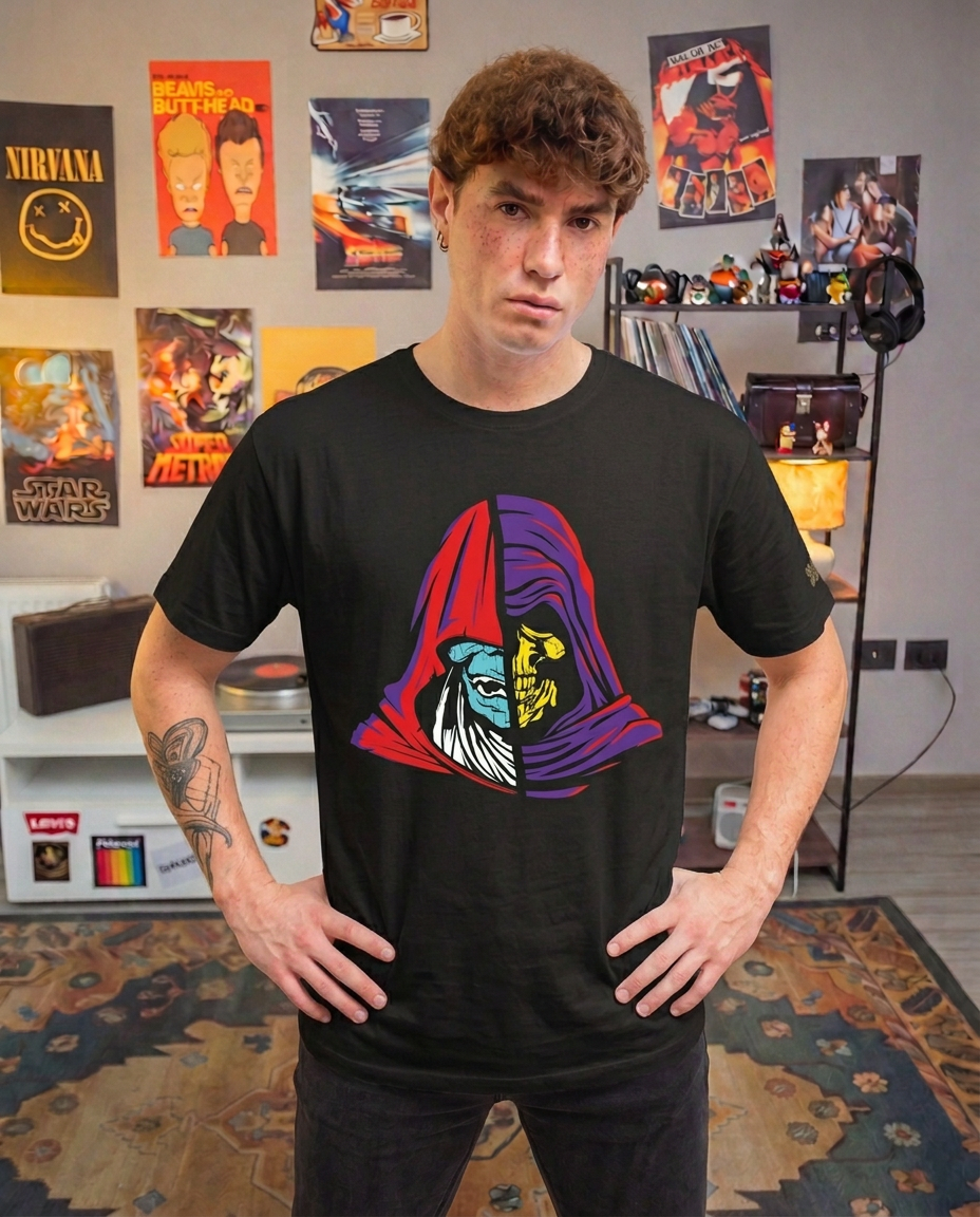 Polera CARICATURA Hombre Munra skeletor