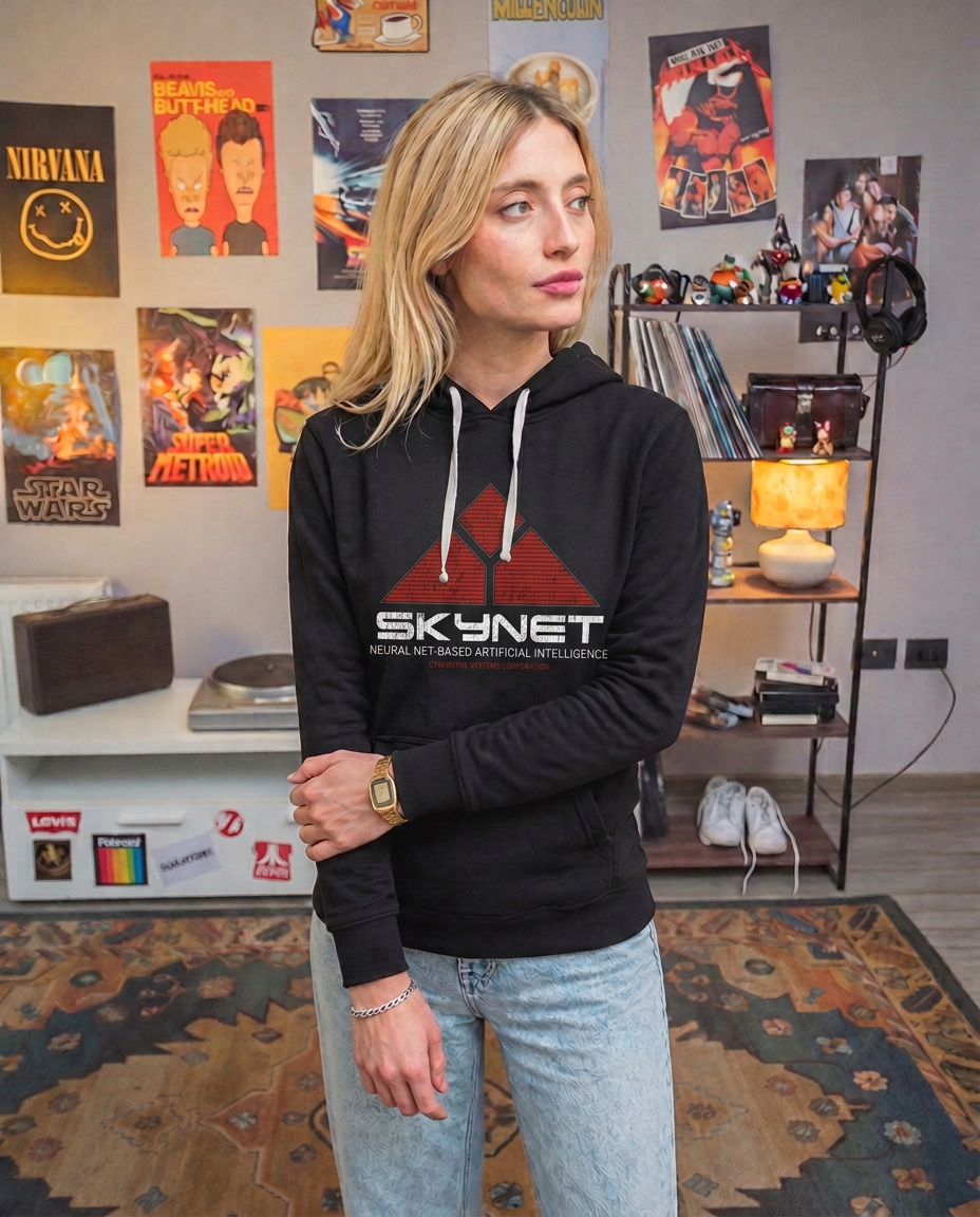 Poleron BLOCKBUSTER Mujer Skynet