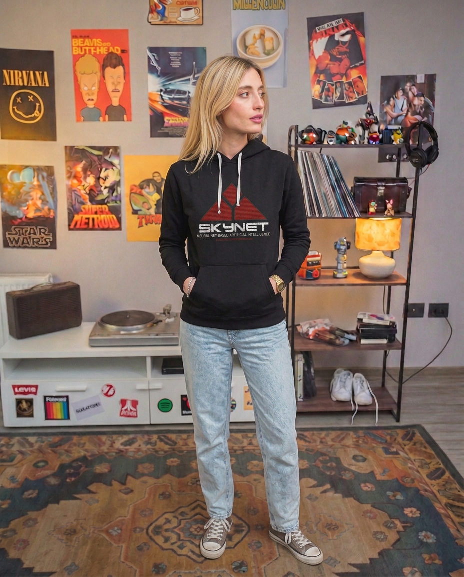 Poleron BLOCKBUSTER Mujer Skynet