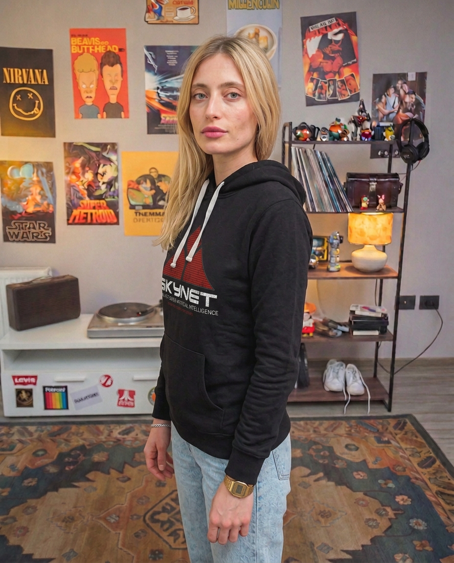 Poleron BLOCKBUSTER Mujer Skynet