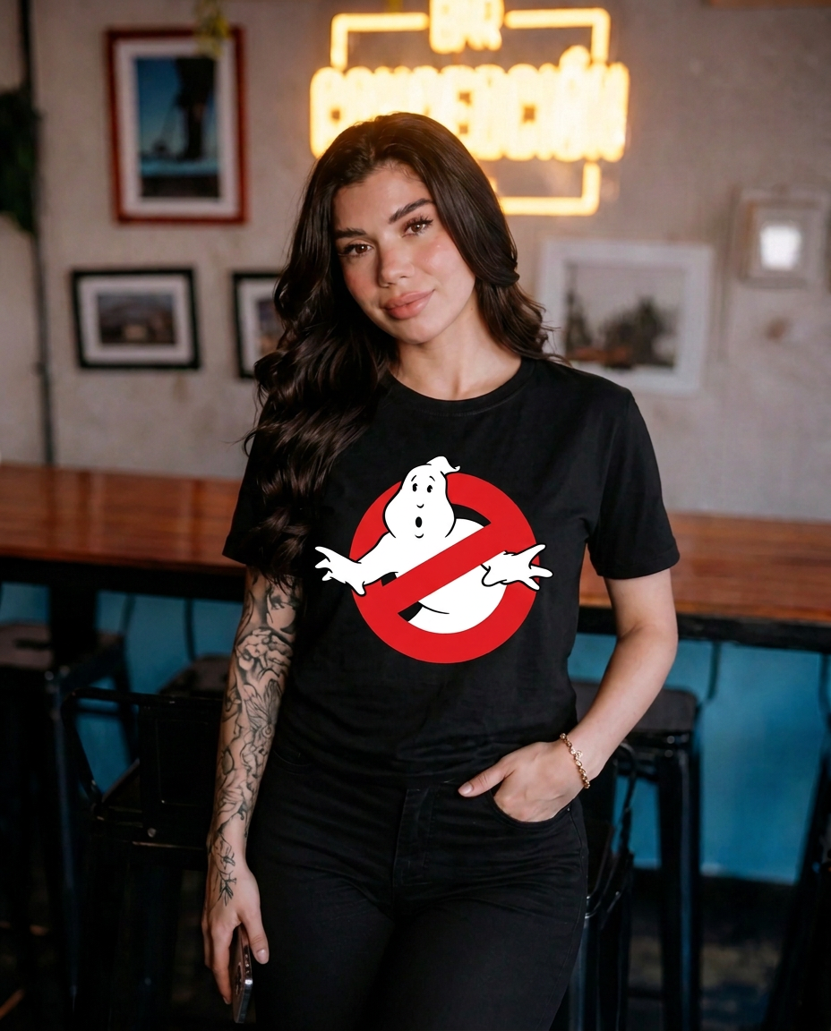 Polera BLOCKBUSTER Mujer Cazafantasmas