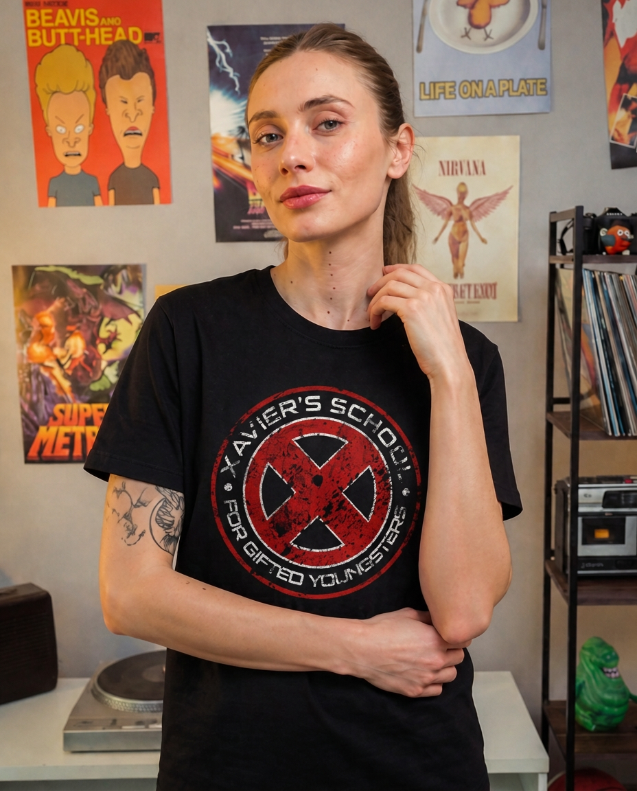 Polera BLOCKBUSTER Mujer X men