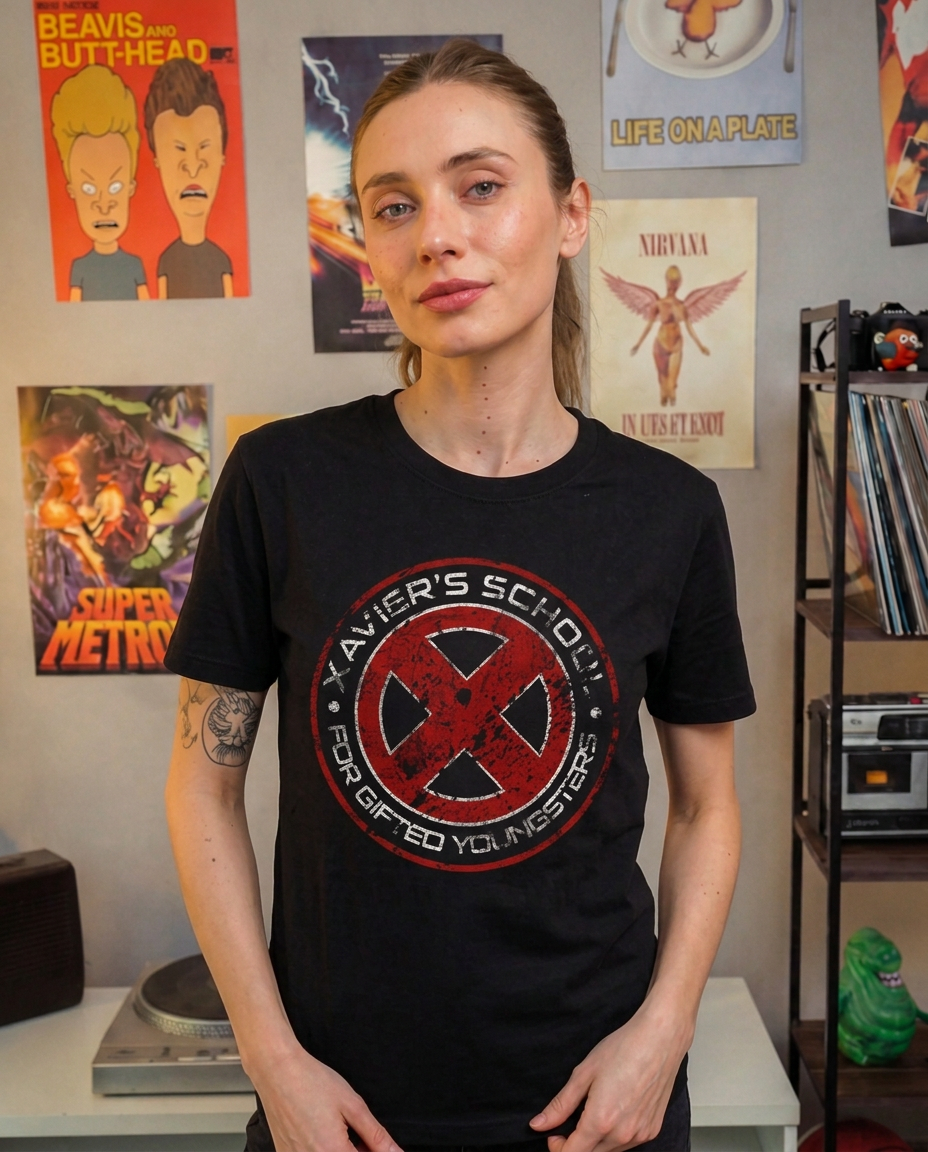 Polera BLOCKBUSTER Mujer X men