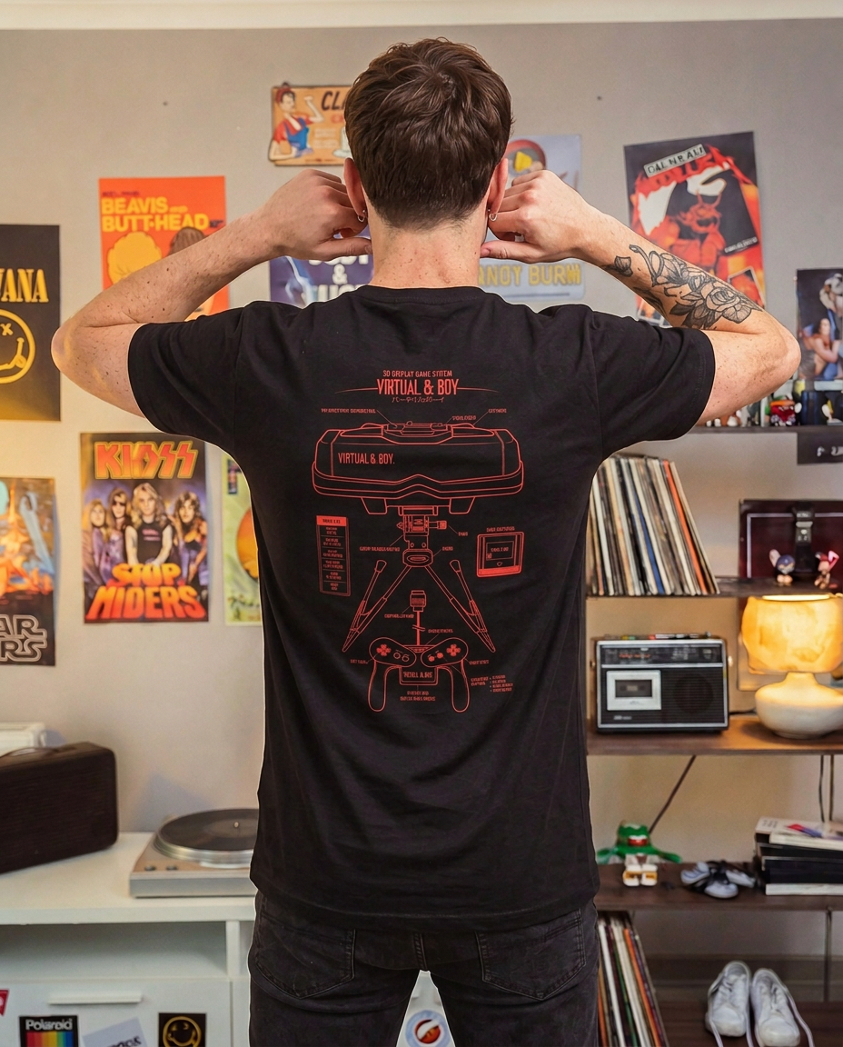 Polera CLUB NINTENDO Hombre Virtual boy