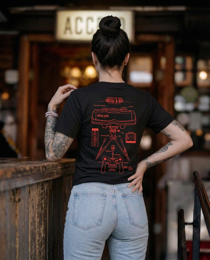 Polera CLUB NINTENDO Mujer Virtual boy