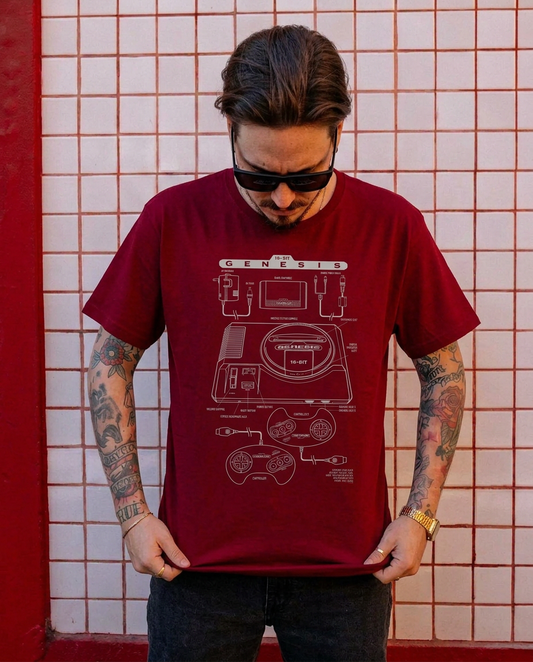 Polera CLUB NINTENDO Hombre Génesis
