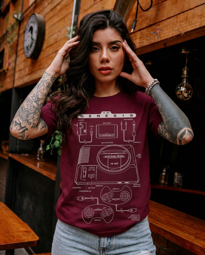 Polera CLUB NINTENDO Mujer Génesis