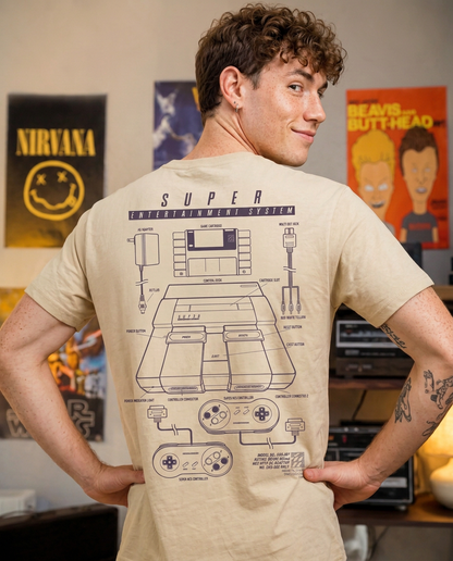 Polera CLUB NINTENDO Hombre Snes