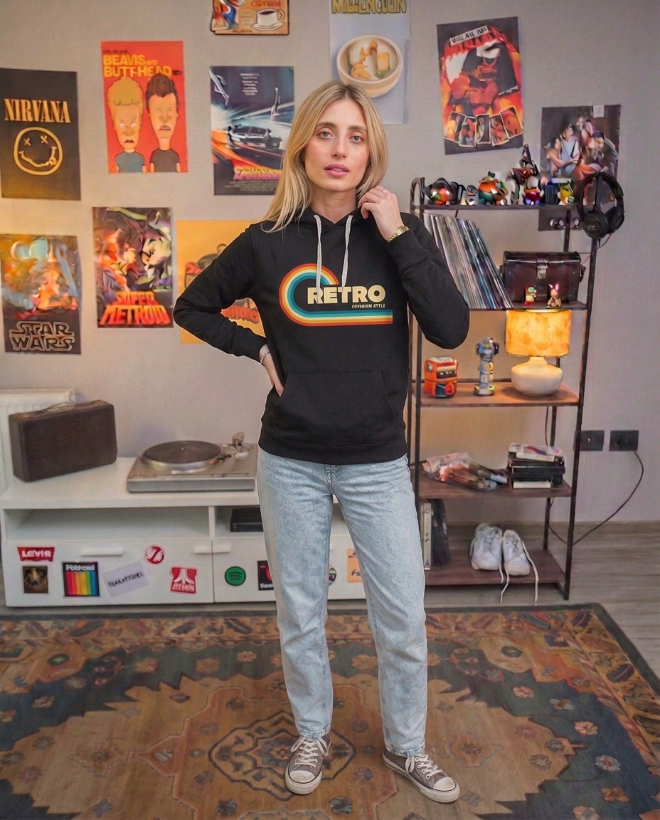 Poleron REWIND Mujer Retro